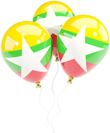 Illustration Of Flag Of Myanmar - Flag Of Myanmar (640x480)