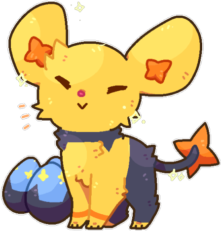 I Really Want A Shiny Shinx But Ive Only Hatched - Cartoon (500x517)