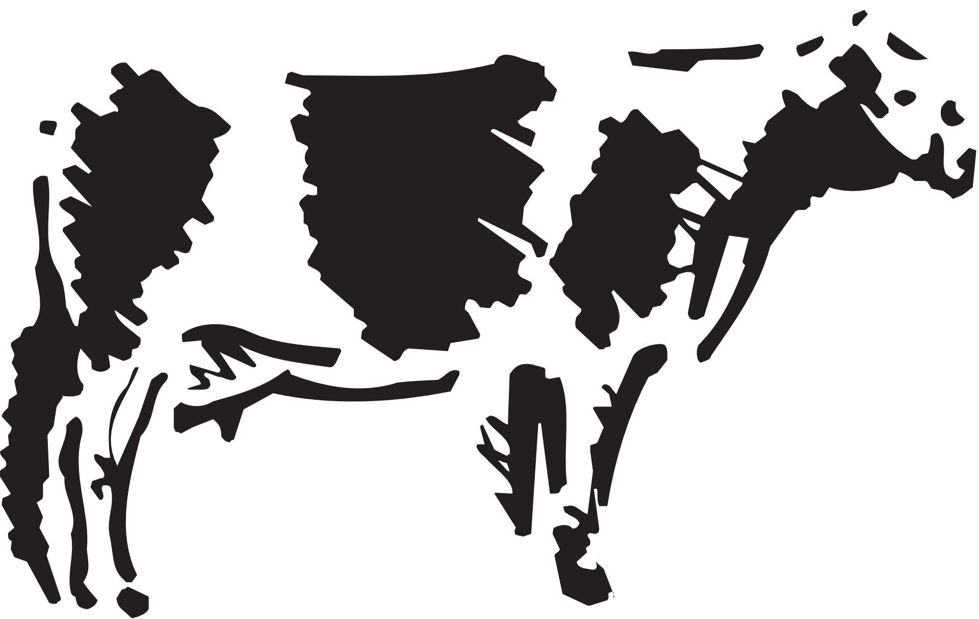 Holstein Friesian Cattle Drawing Dairy Cattle Clip - Holstein Friesian Cattle Drawing Dairy Cattle Clip (1920x1214)