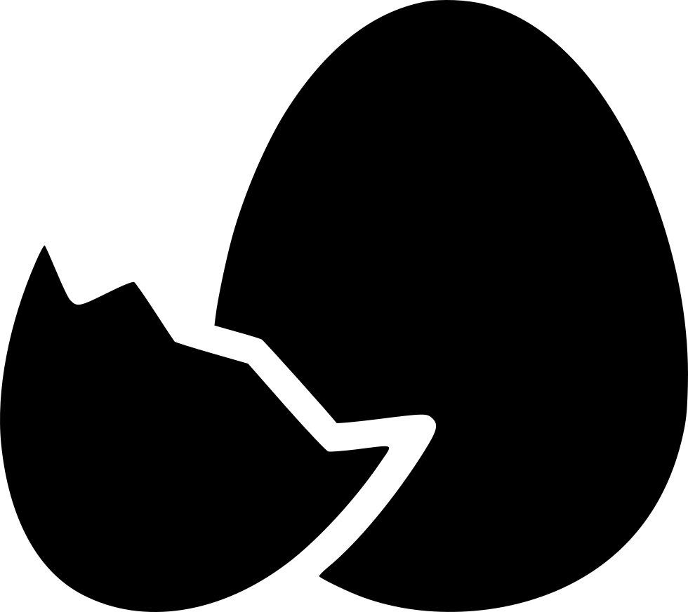 Egg Hatch Chickling Shell Comments - Scalable Vector Graphics (980x872)