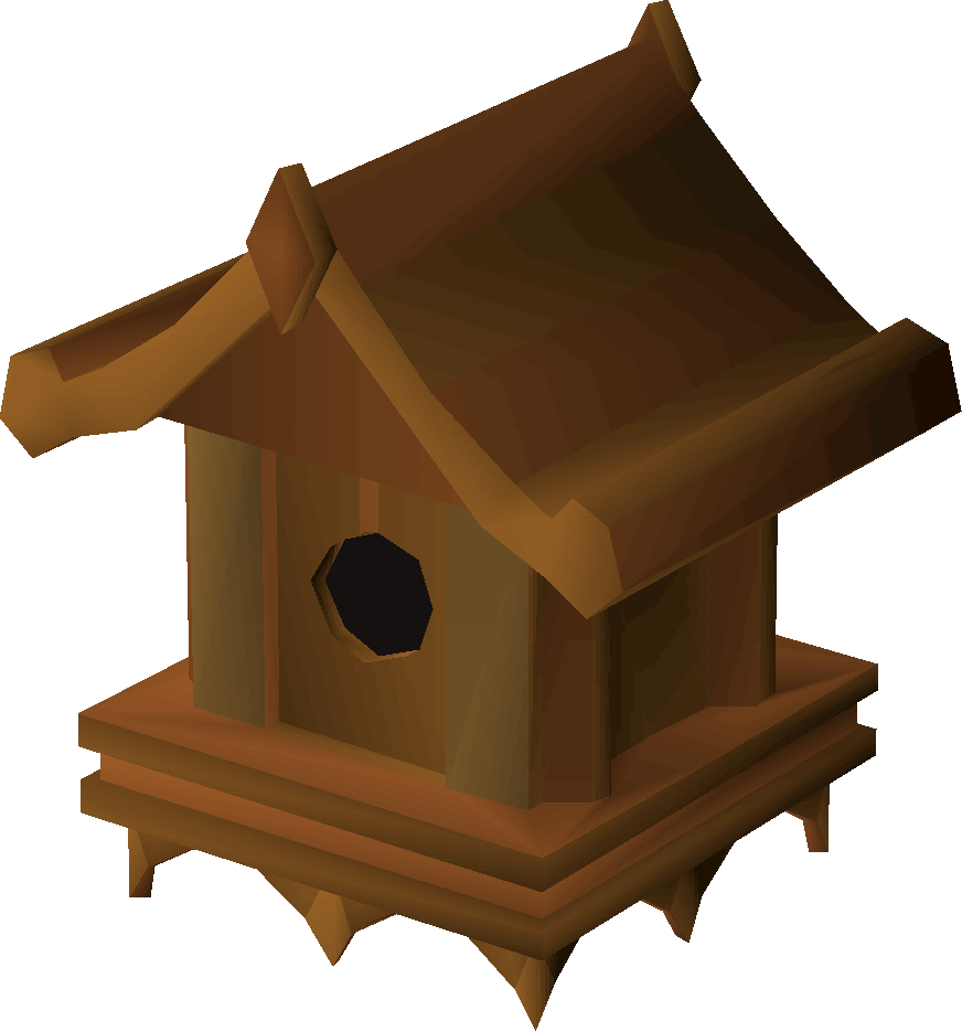Maple Bird House Detail - Birdhouse With Special Roof (872x934)