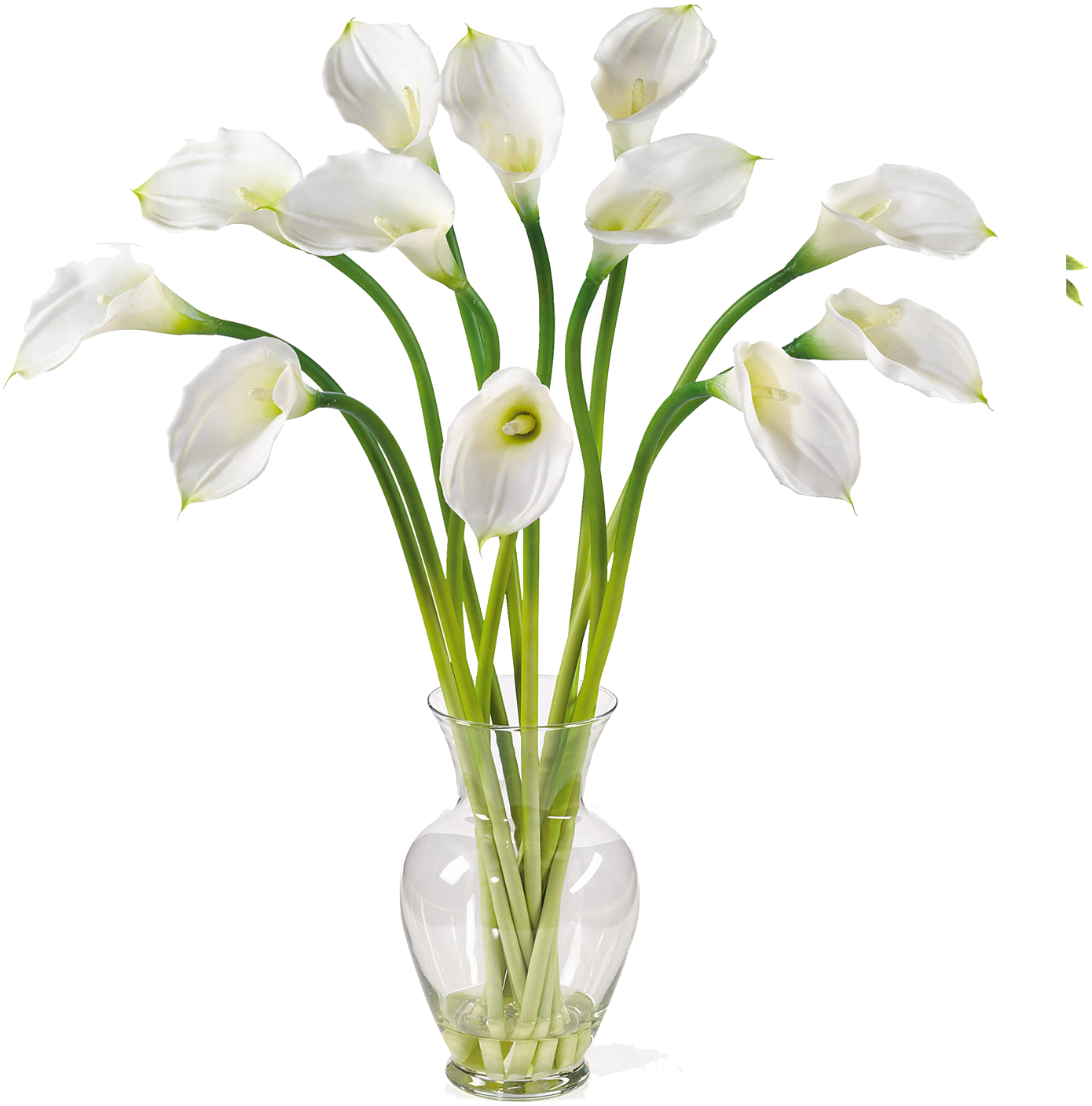 Calla Png Image - Calla Lilly Liquid Illusion Silk Flower Arrangement (2048x1658)