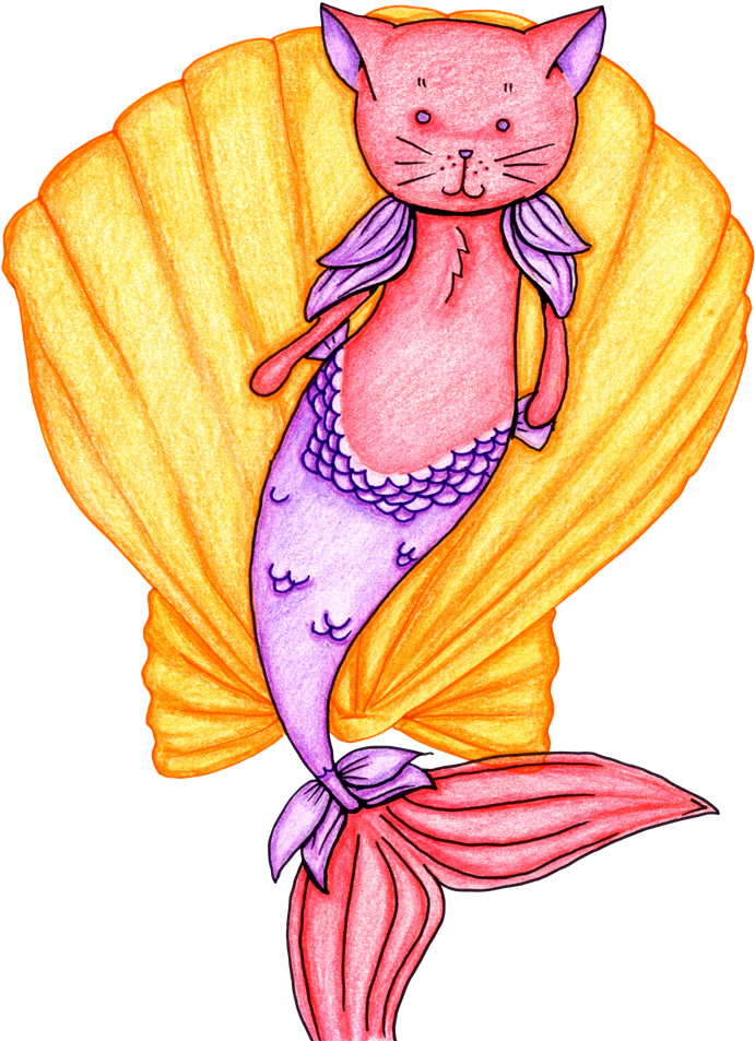 Red And Purple Mercat By Diella-noffke - Cartoon (700x1024)