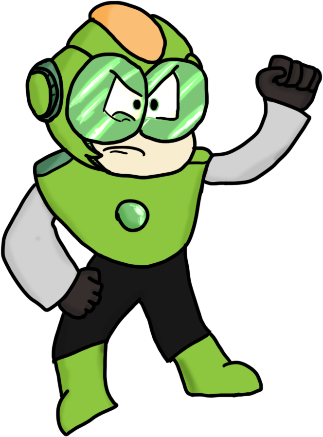 Laser Man - Cartoon (700x1000)