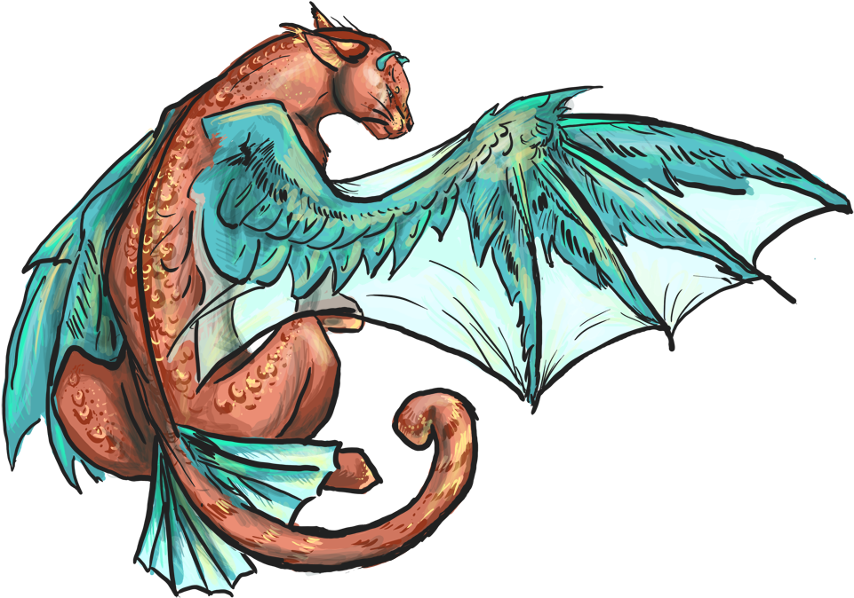 The Cat-fish Doodle - Illustration (1000x750)