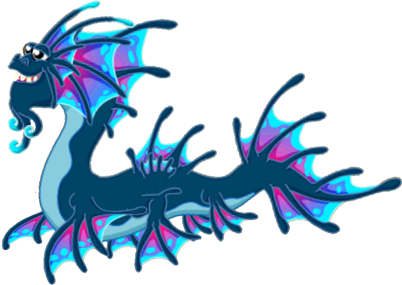 Water Dragon - Elder Water Dragon Dragonvale (803x578)