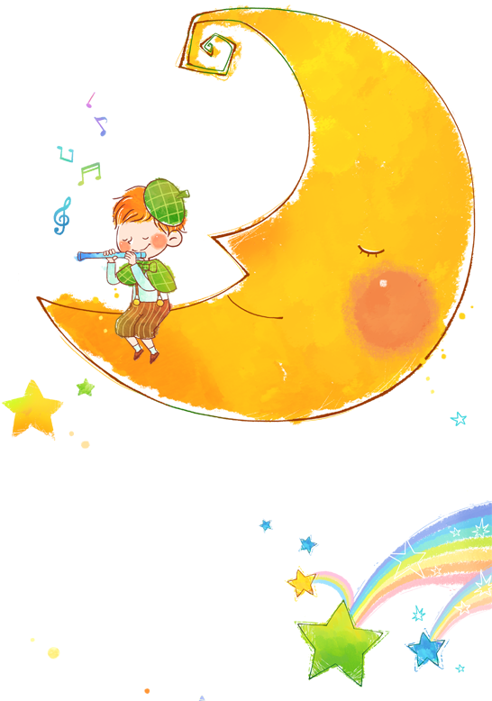 Cartoon Moon Illustration - Cartoon Moon Illustration (857x878)