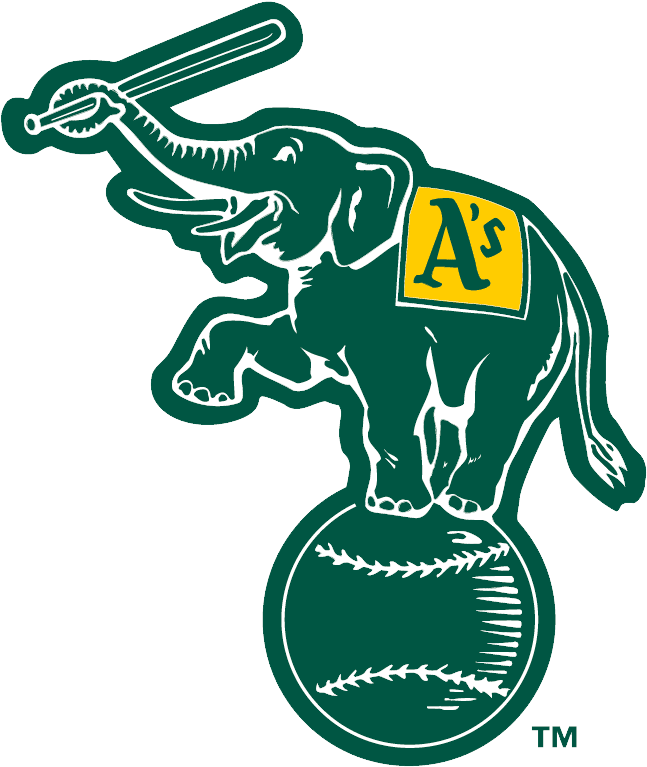 Oakland Athletics Elephant Logo - Oakland A's Elephant Logo (800x840)