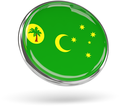 Illustration Of Flag Of Cocos Islands - (d Pin) 25mm Lapel Pin Button Badge: Keeling Flag (640x480)