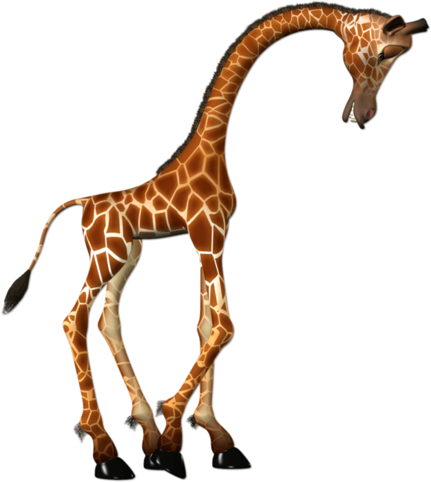 Anmatedpicgif55 Giraffe3 Giraffe 76366328 4491121 Giraffe1 - Silhouette Giraffe (626x700)