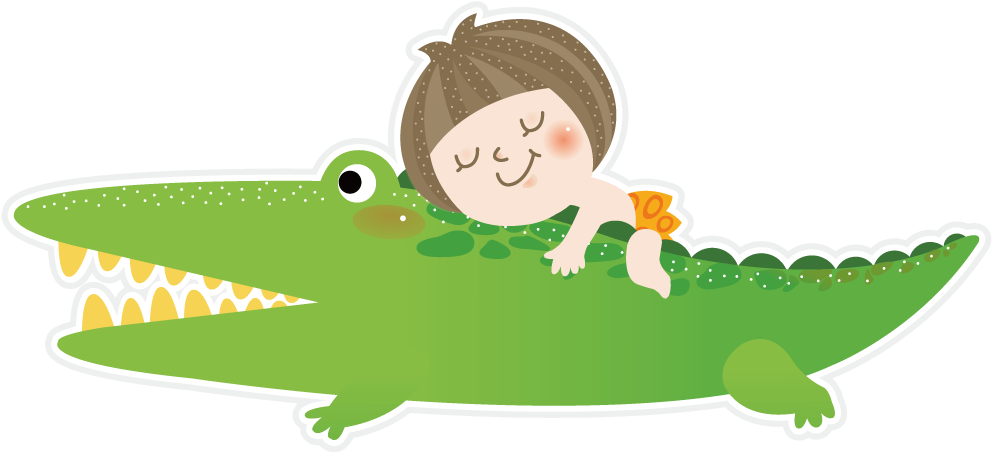 Crocodile Green Illustration - Crocodile Green Illustration (1000x500)