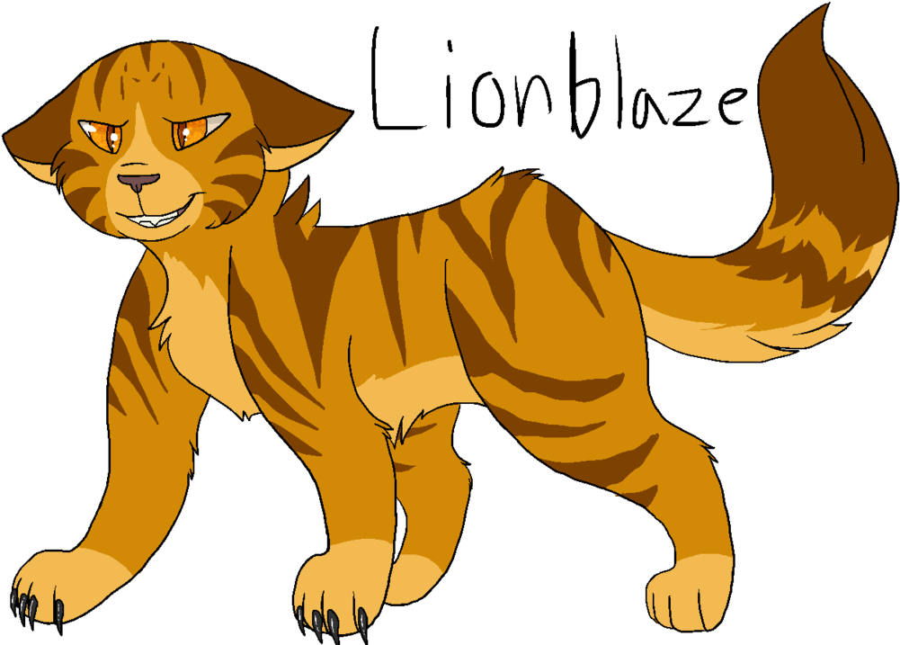 4 Lionblaze By Icedog Mcmuffin - Cartoon (1024x726)