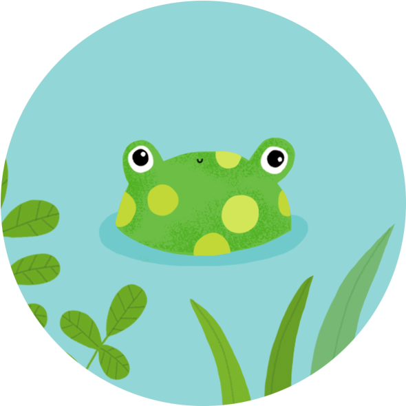 Tags Dragonfly Illustration, Duck Illustration, Frog - Circle (747x747)