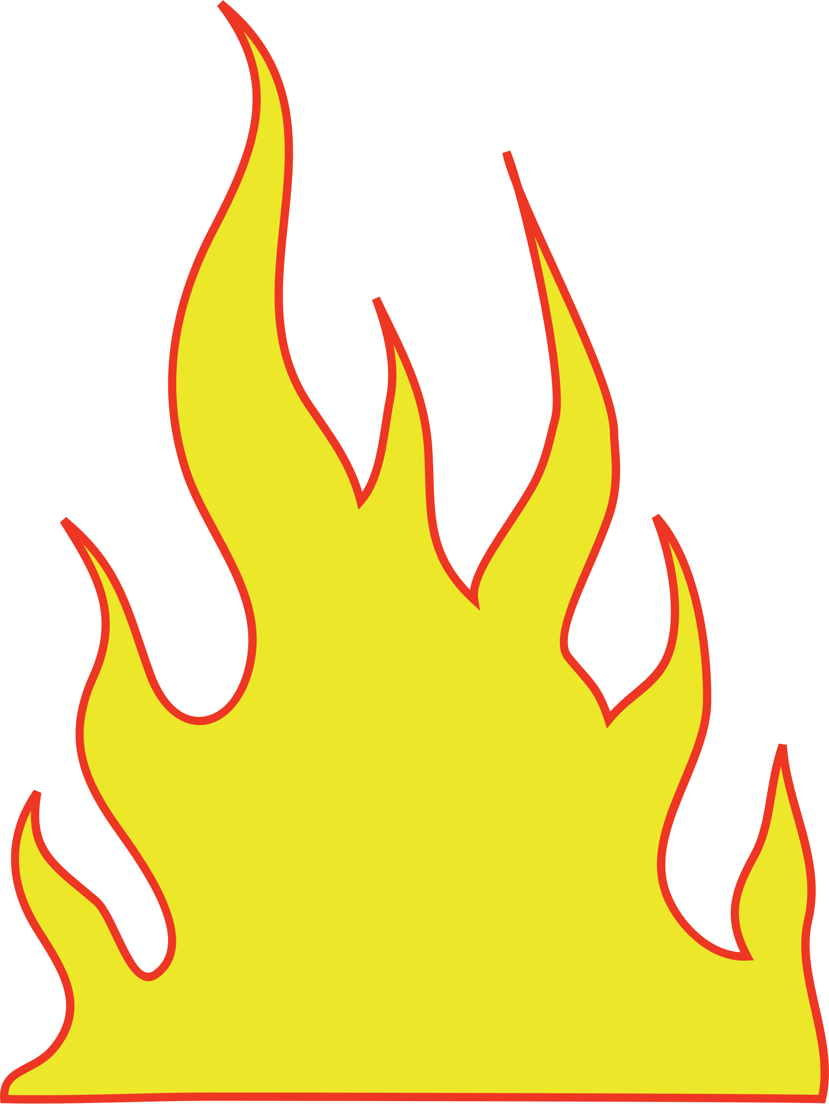 Log In Sign Up Upload Clipart - Flames Cartoon (1707x2275)