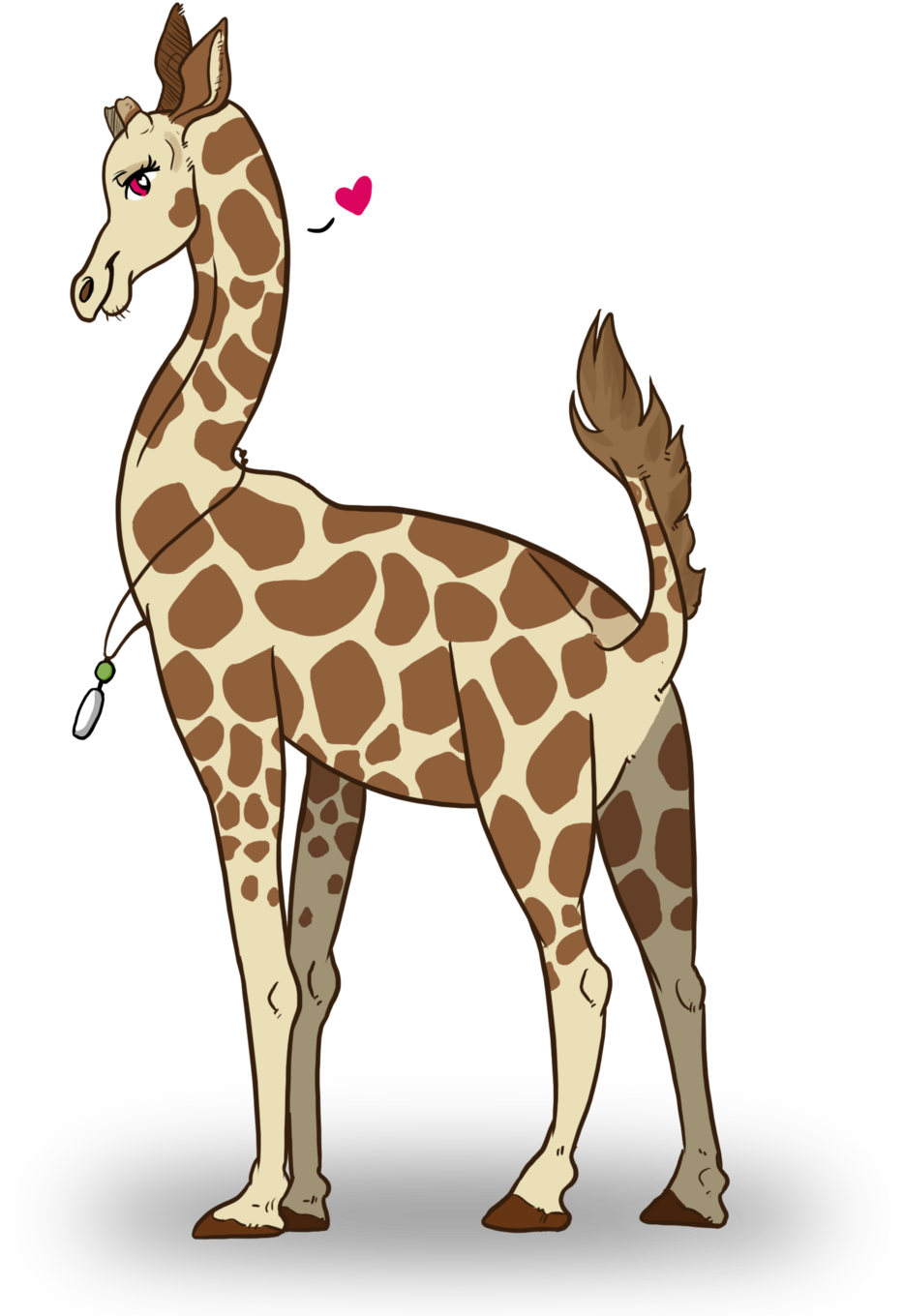 Giraffe Butt By I-moosker - Giraffe (1024x1406)