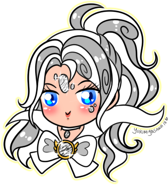 Sailor Howlite Dire Wolf By Yukimiyasawa - Cartoon (339x373)