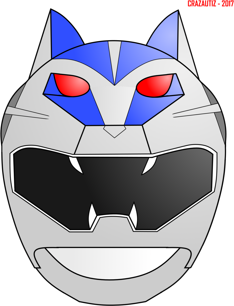 Lunar Wolf Ranger Helmet By Crazautiz Lunar Wolf Ranger - Cartoon (1024x1295)