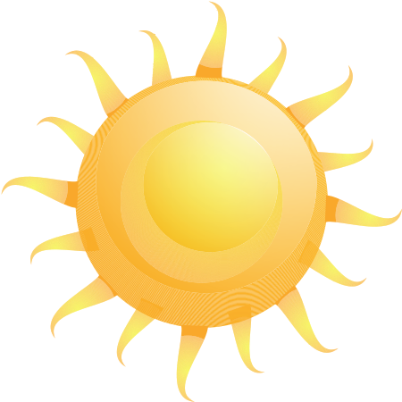 Isolated Sun Symbol Vector Illustration Design - Circle (550x550)