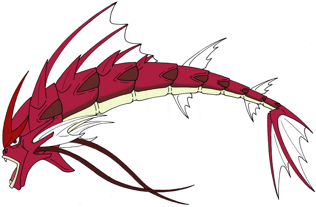 Evil Cartoon Eyes - Gyarados (1005x728)