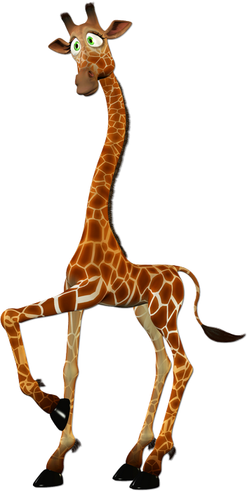 Animals Giraffes - Giraffe (352x700)