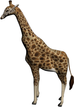 Giraffe By Lai-cy - Giraffe 3d Model Free (640x480)