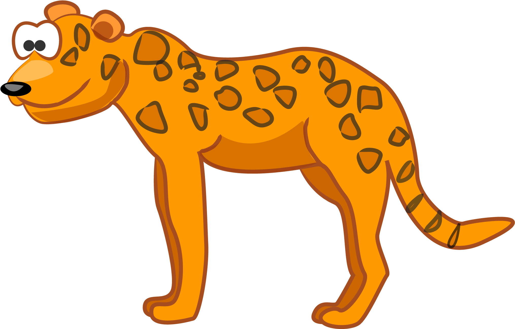 Leopard Cougar Jaguar Giraffe Cheetah - Animals Of South America (2083x2083)