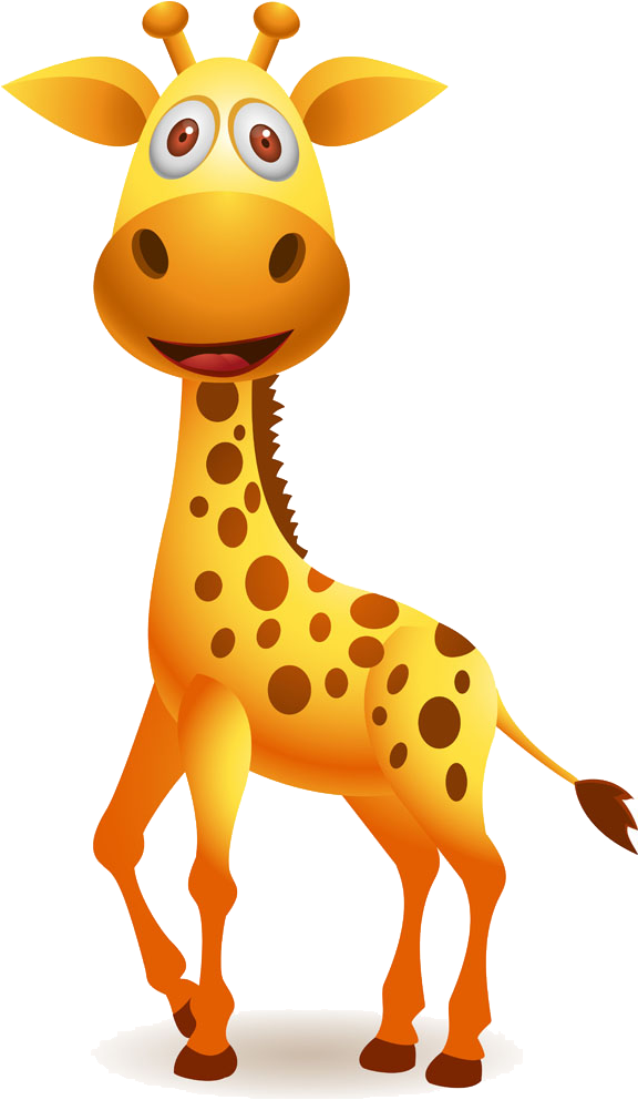 Giraffe Cartoon Royalty-free Clip Art - Giraffe Cartoon Royalty-free Clip Art (575x1000)