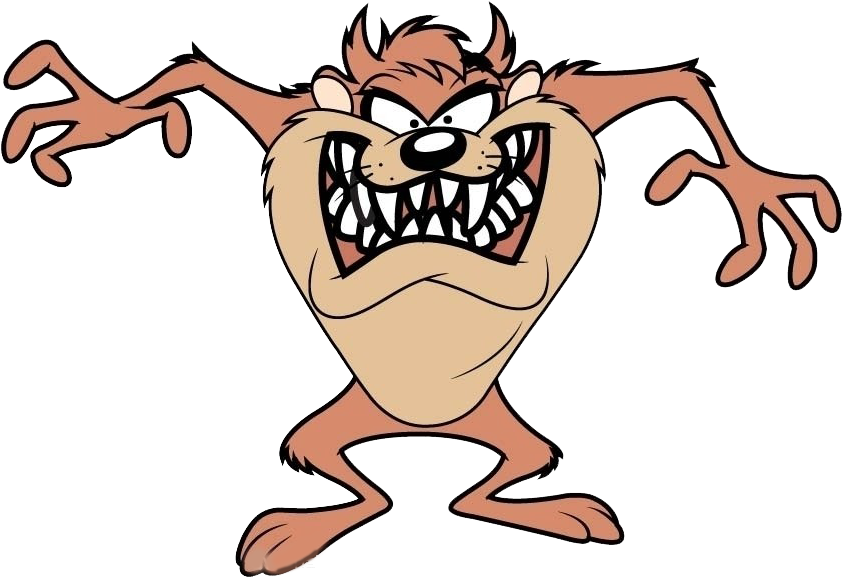 Tasmanian Devil Bugs Bunny Marvin The Martian Daffy - Taz Cartoon (995x683)
