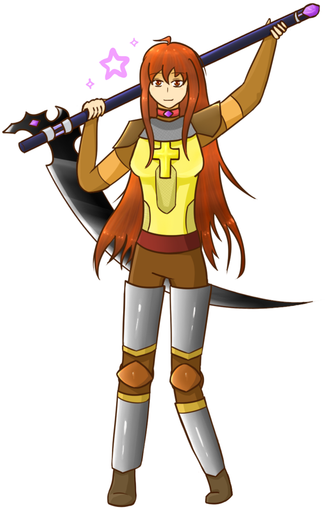 Scythe By Venelona - Cartoon (752x1063)