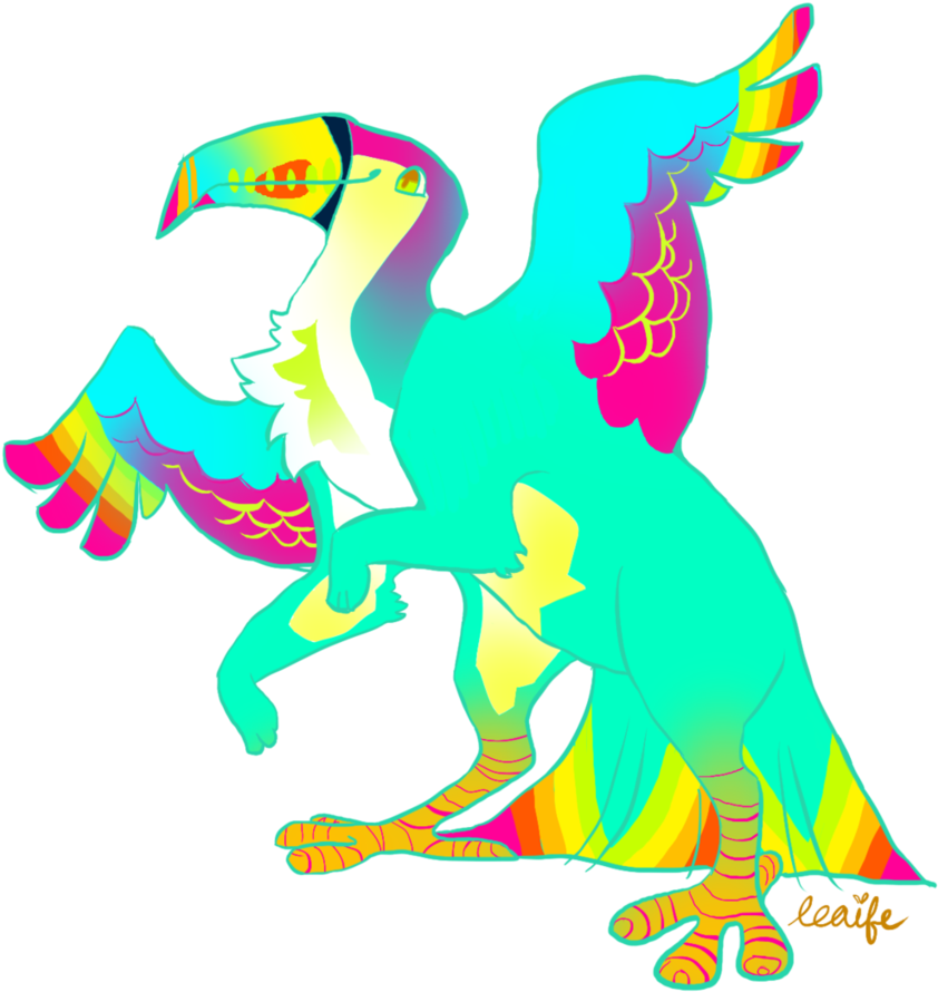 Toucan Gryphon By Sersher - Toucan Gryphon By Sersher (872x917)