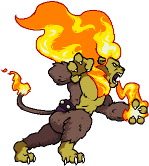 Default Fighters - Rivals Of Aether Zetterburn (350x346)