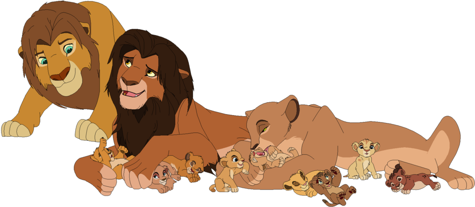 Simba Lion Nala Mufasa Shenzi - Lion King Pride Base (1024x459)