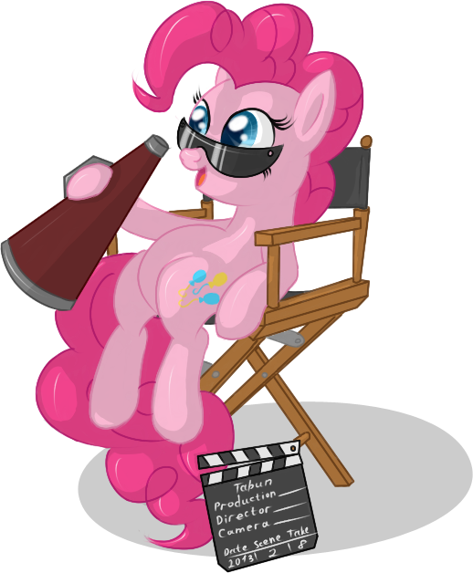 Skorpionletun, Chair, Clapperboard, Director, Director's - Cartoon (518x628)
