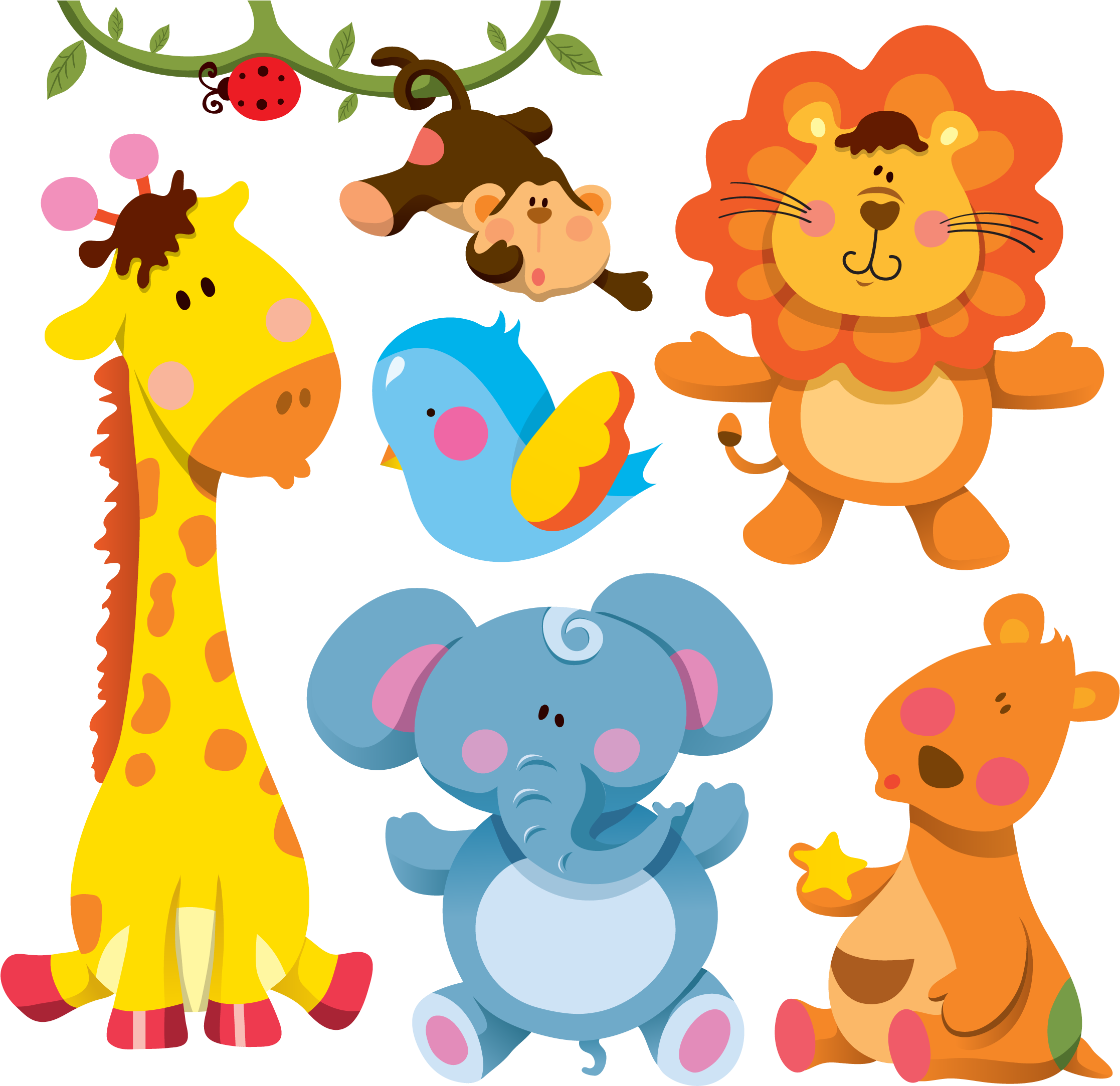 Giraffe Cartoon Animal Illustration - National Institute Of Development Administration (2248x2173)