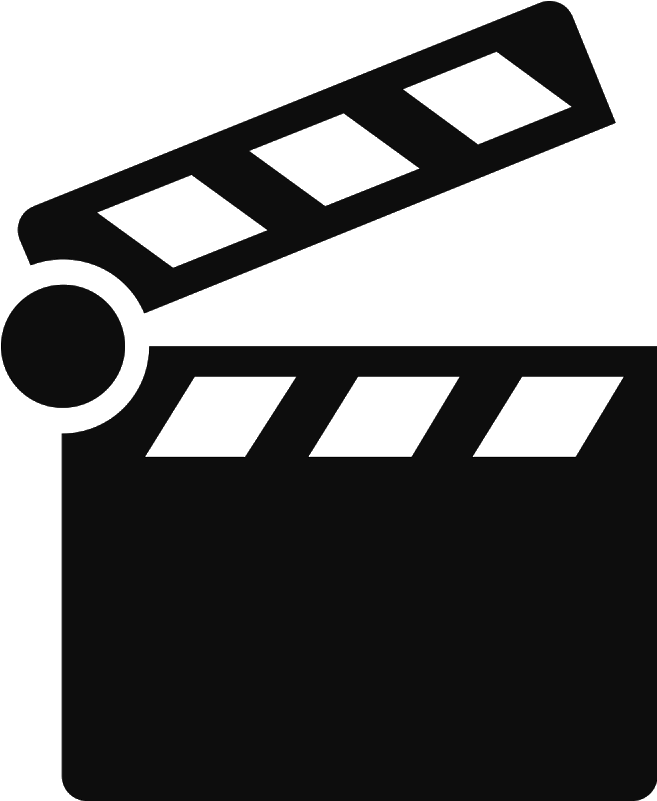 Clapper Board Icon Vector (800x800)
