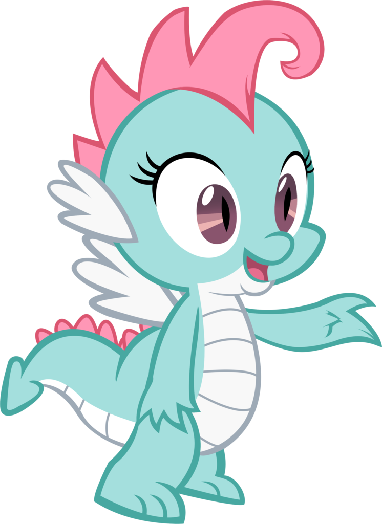 Dim Sum The Dragon, Oc Only, Safe, Simple Background, - Cartoon (746x1024)