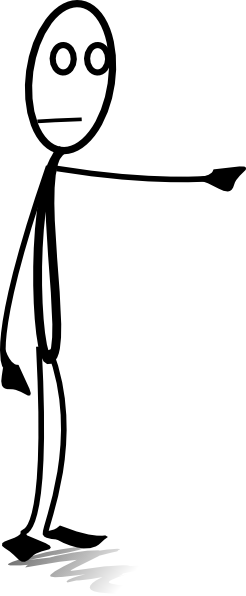 Stick Figure Pointing Fingers (246x596)