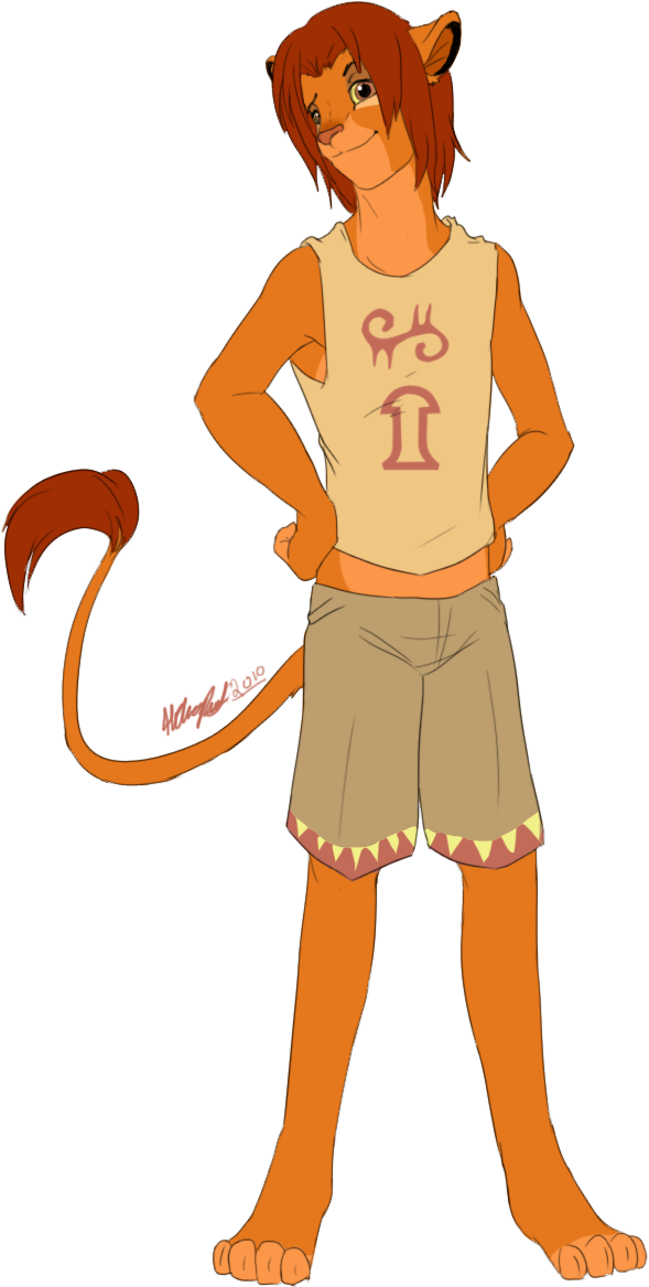 Simba Nala Mufasa Sarabi Kion - Simba And Nala Anthro (601x1166)