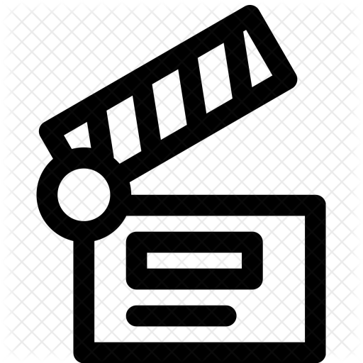 Clapperboard, Cinema, Cut, Media, Movie Icon - Film (512x512)