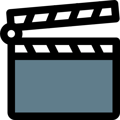 Clapperboard Free Icon - Video (512x512)