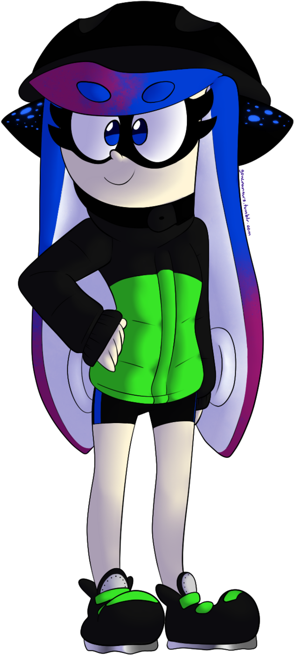Inkling Armor By Gonenannurs - Cartoon (601x1329)