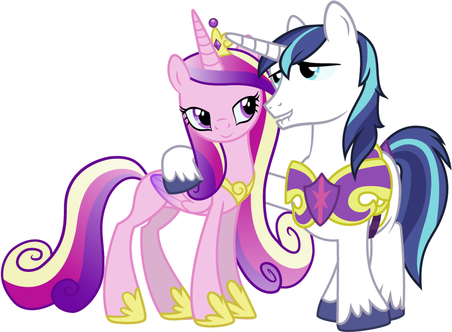 Cadence And Shining Armor By Punchingshark - Cadence Shining Armor My Little Pony (900x670)