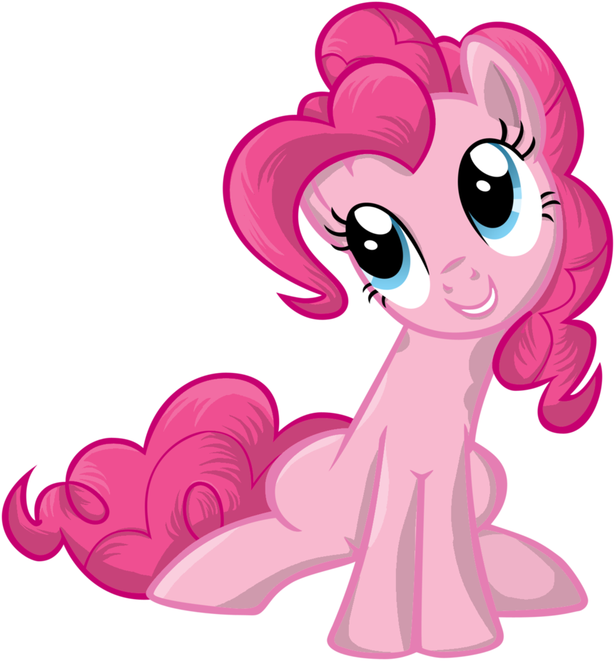 Pinkie W/ Shading [vector] By Xxxwds5xxx - My Little Pony Png (862x927)