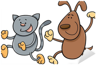 Dibujos De Perros Y Gatos Animados (400x400)