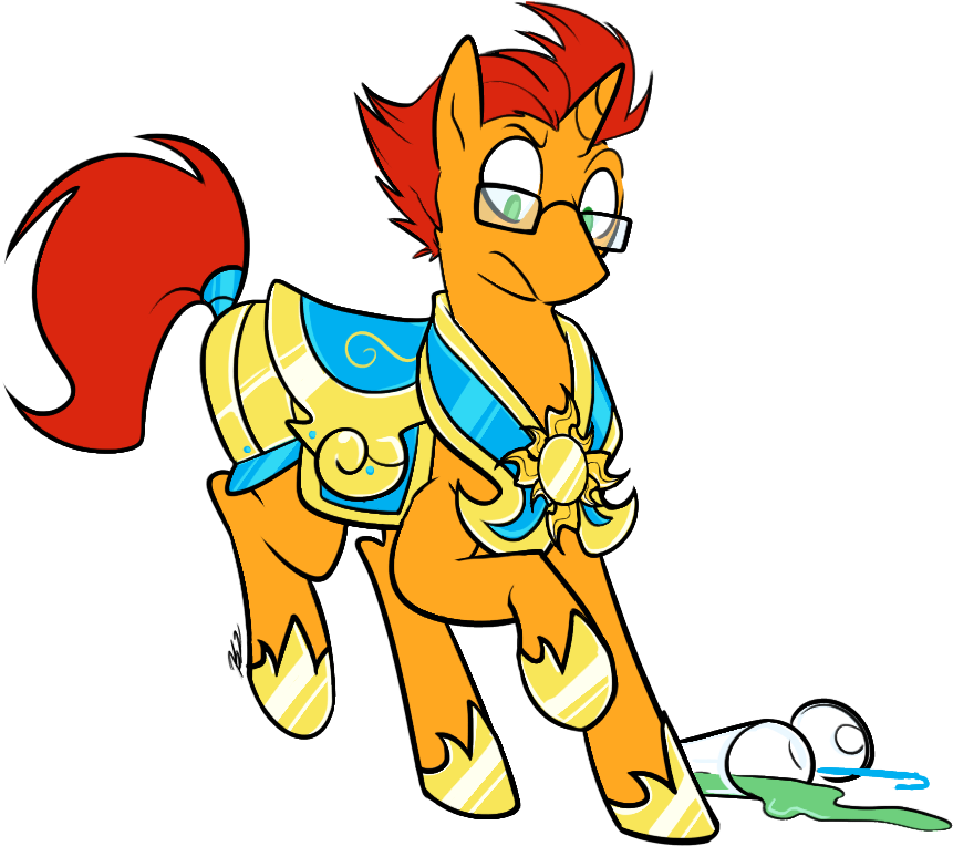 Egophiliac, Glasses, Guard, Oc, Oc Only, Oc - Cartoon (955x820)