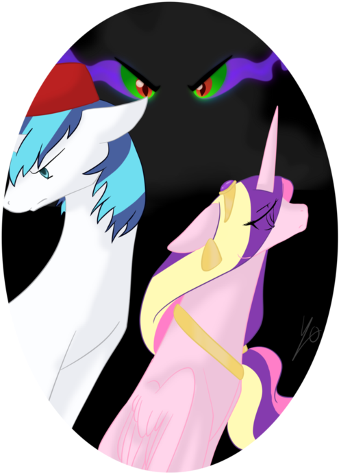 Cadence And Shining Armor By Draw It Jewel - Cartoon (746x1072)