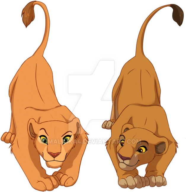Nala Png File - Lion King Kiara And Nala (800x701)