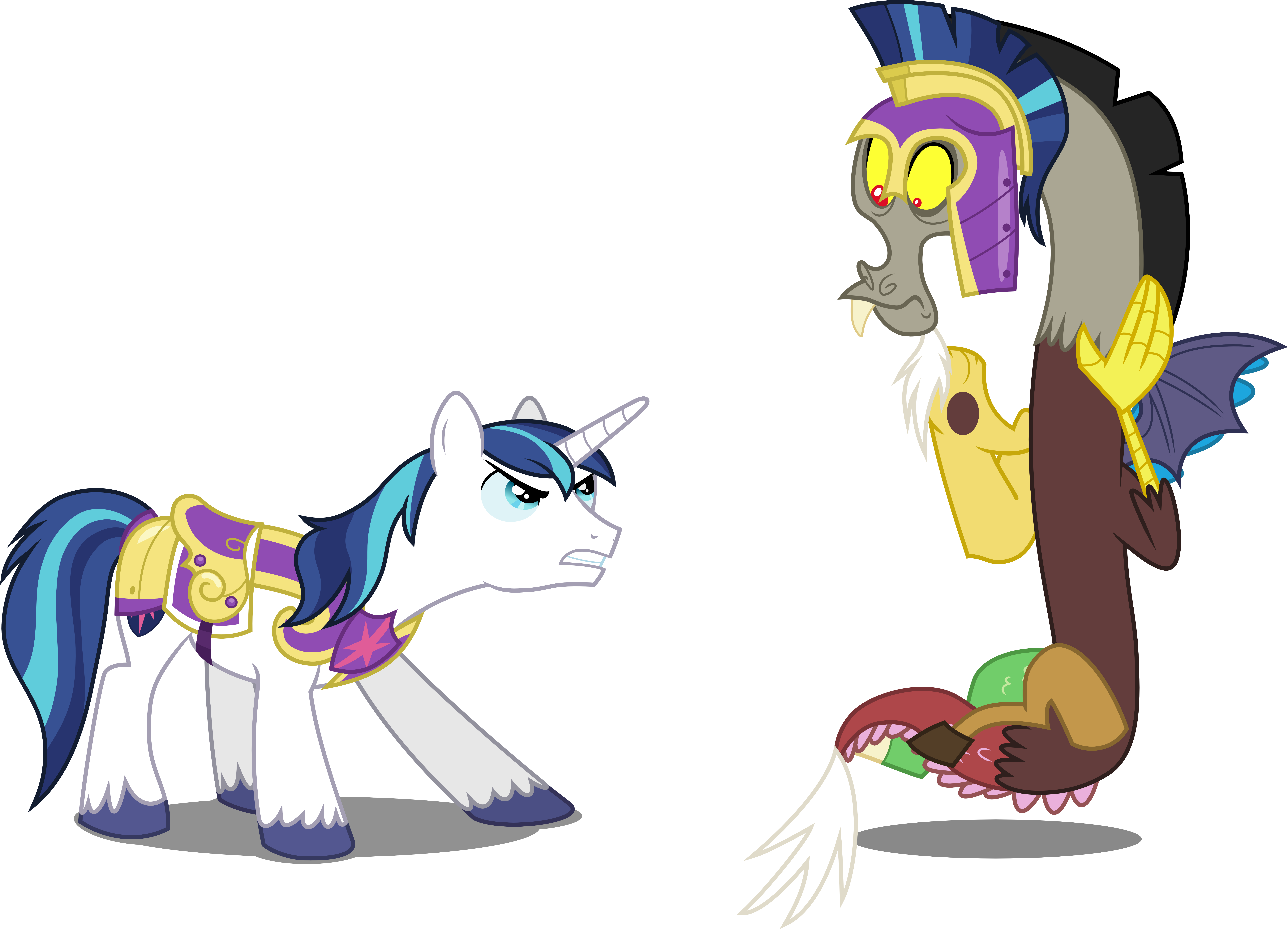 Shining Armor Is Angry At Discord By Starnight5 - Shining Armor Is Angry At Discord By Starnight5 (9316x6721)
