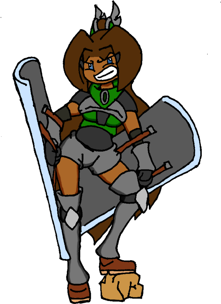 Spartagirl Tank Armor By Allstarman - Cartoon (755x1058)