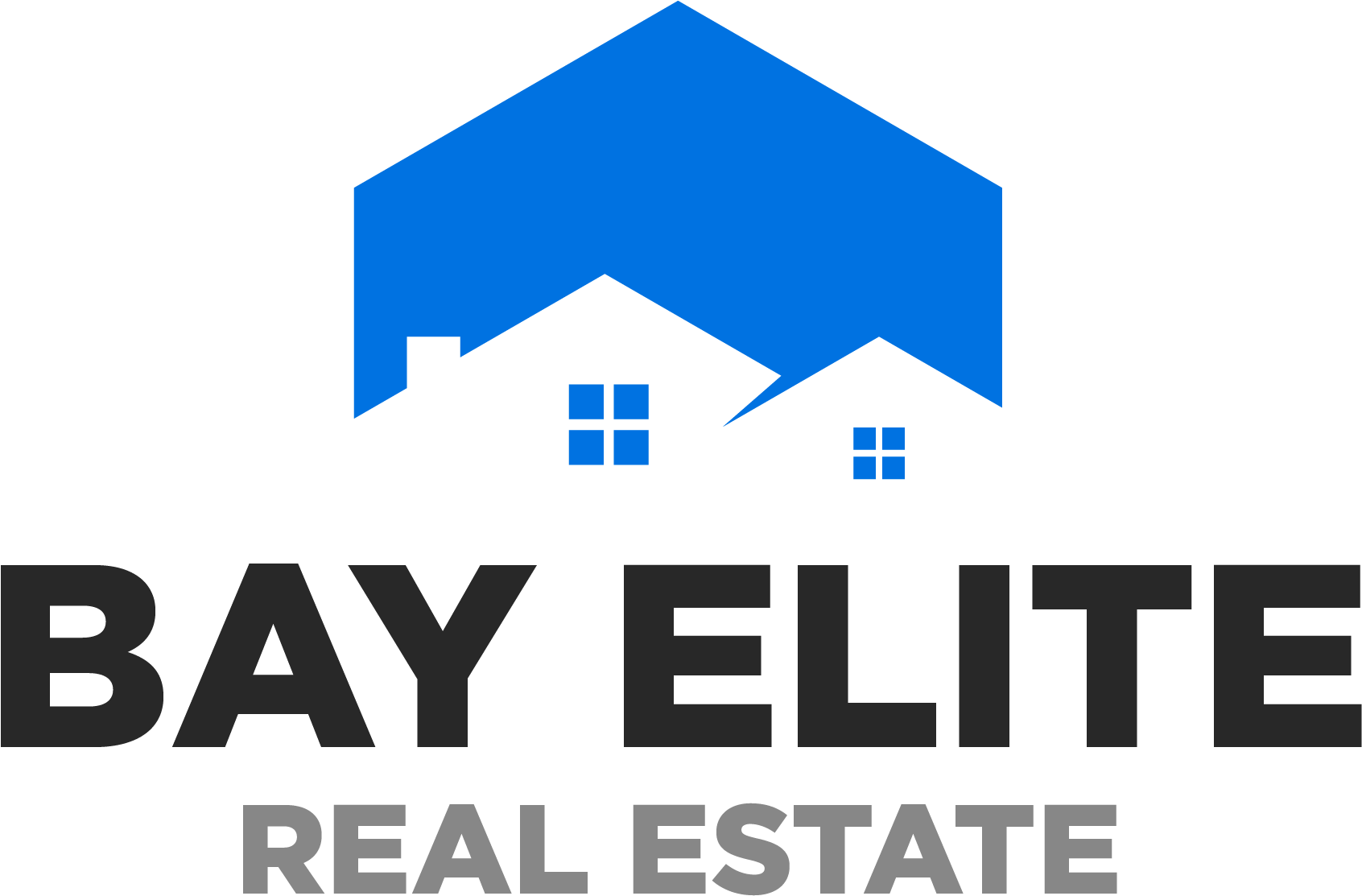 Bay Elite Real Estate Logo - Additional Parking In Rear Print Blue White Car Lot (1723x1158)